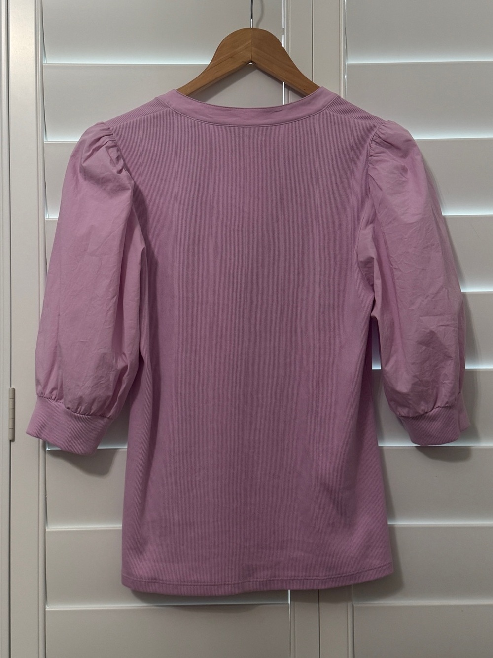 VERONICA BEARD Coralee Orchid Cotton Top - Picture 10 of 13